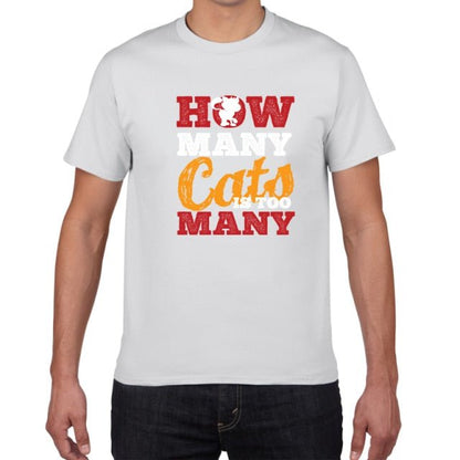 cat t-shirt, t-shirt, men tshirt Men's white t shirt cats