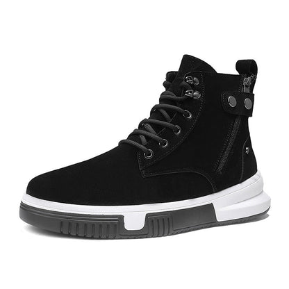 sneakers, men's sneakers, Black / 7.5 Martin boots round toe shoes CJBHNSNS25522-Black-42