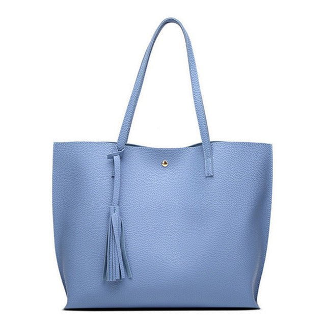 Crossbody and handbag Light Blue Handbag "LOE" Soft Leather Bag. CJNS115436801AZ