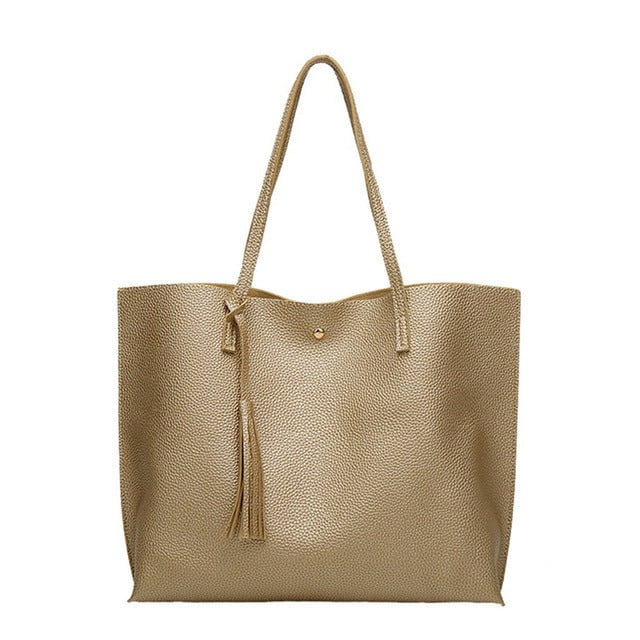 Crossbody and handbag Pale golden Handbag "LOE" Soft Leather Bag. CJNS115436805EV