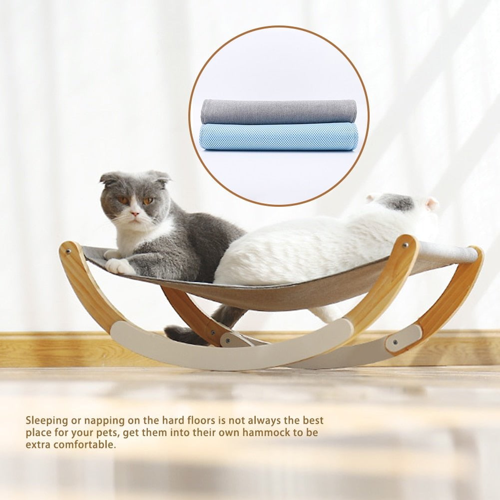 #For the luxury cat, Cat Bed, Hammock Cat Bed, Luxury Cat Bed Gray / United States Cat Cozy Swing Bed.