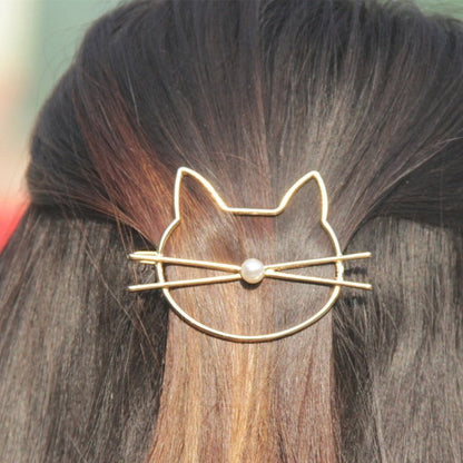 hair clips, cat hair clips Cat- Face Hair Clips
