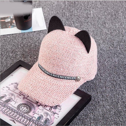 pink Women's wool cap LLC:0065181443319.03