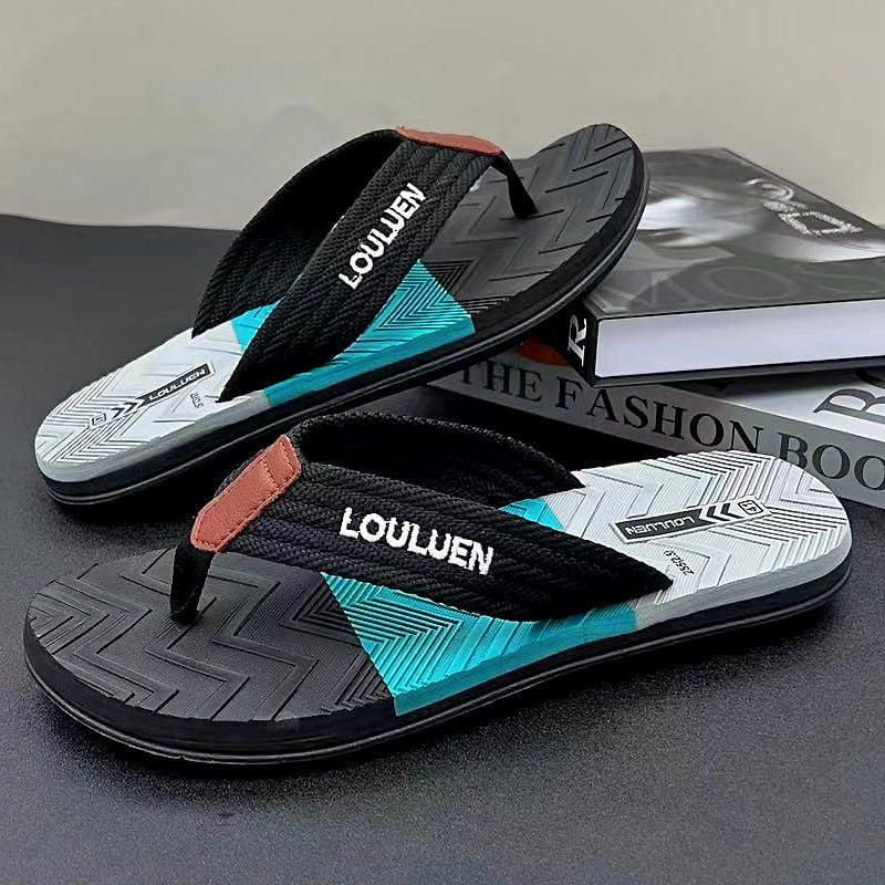slippers, scandal, flip flops L217 black / 40 Men's Luen Flip-flop Sandals CJNS145358719SH