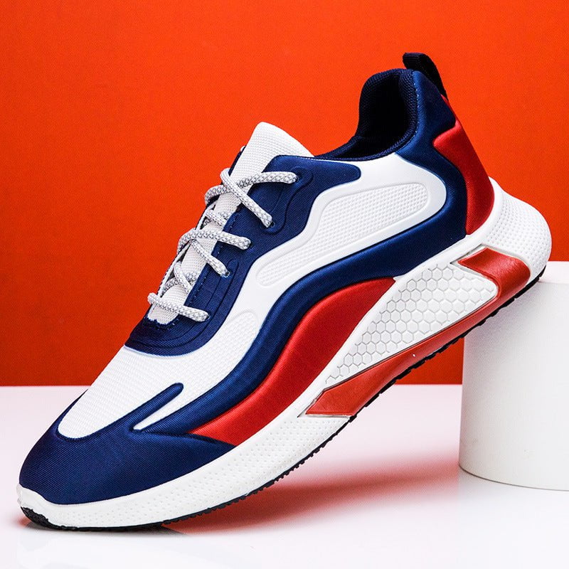 sneakers, men's sneakers, White blue red / 39 Sneakers "BLG" sports casual shoes CJNS149140401AZ