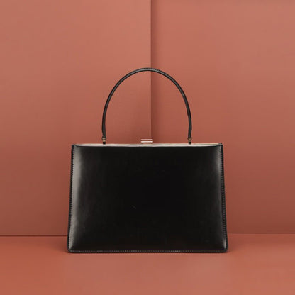 Tote and Shoulder bag Black GIVEN Leather handbag CJBHNSNS17019-Black