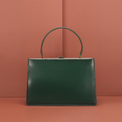 Tote and Shoulder bag Green GIVEN Leather handbag CJBHNSNS17019-Green