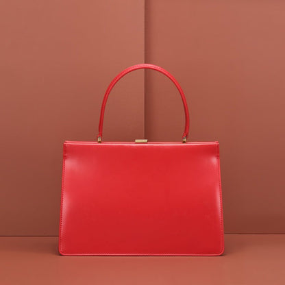 Tote and Shoulder bag Red GIVEN Leather handbag CJBHNSNS17019-Red
