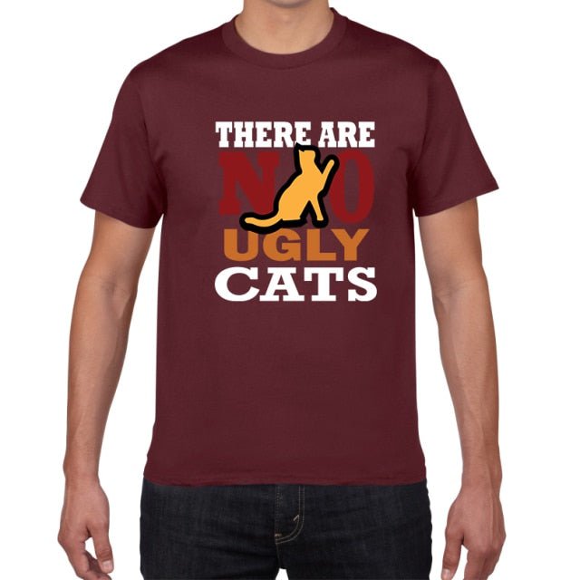 cat t-shirt, t-shirt, men tshirt F897MTwine red / S Men's red wine t-shirt NUR: 0021733647349.16