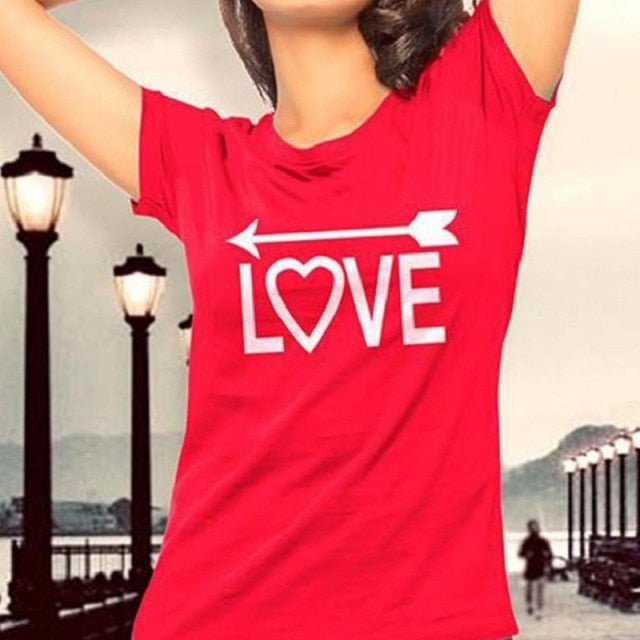 cat t-shirt, t-shirt, women tshirt Couple red t-shirt Love
