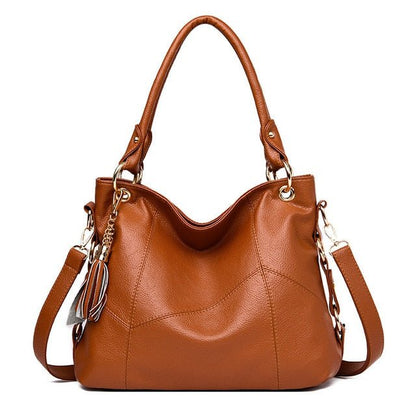 shoulder and handbag Brown Roseau Leather Handbag Shoulder Tote Bags RSH:6804184031317.02