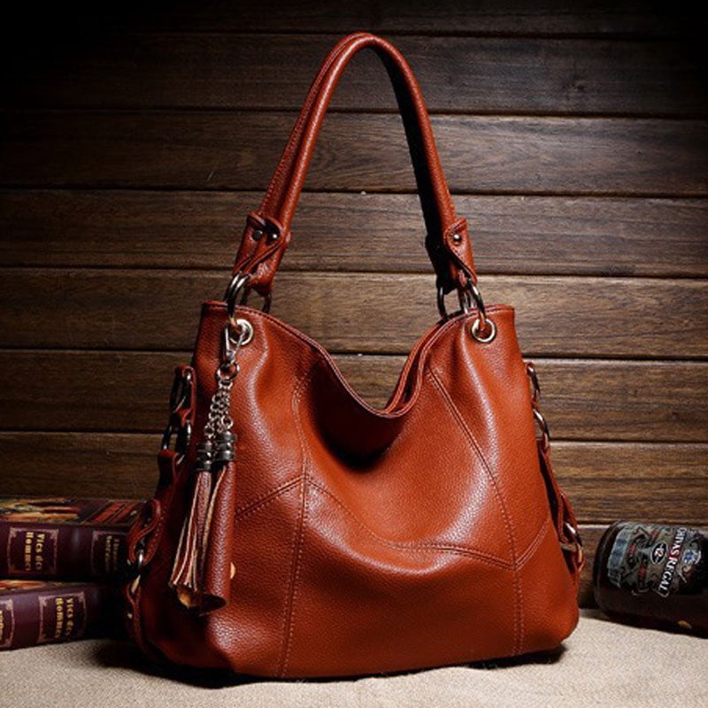 shoulder and handbag Roseau Leather Handbag Shoulder Tote Bags